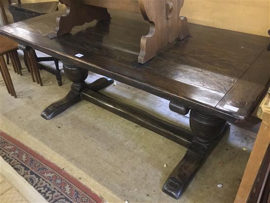 Oak refectory table